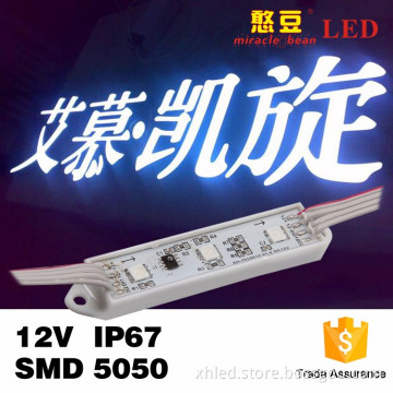 CE & RoHS Certificates RGB Full Color DC12V Waterproof 3SMD 5050 Side LED Backlight